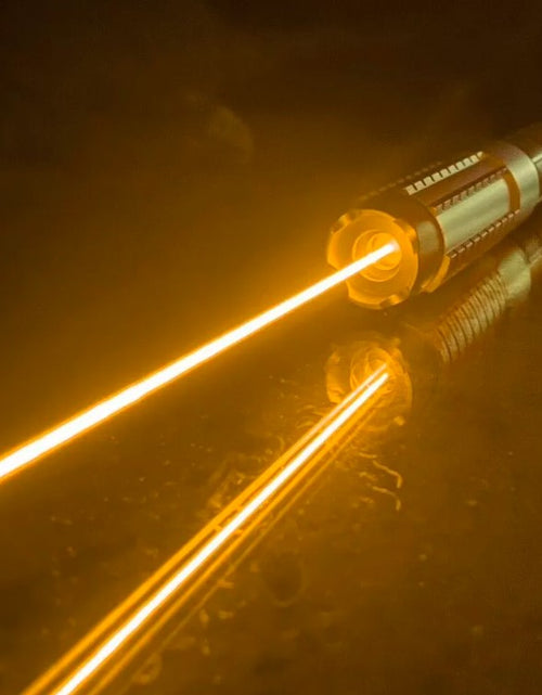 Load image into Gallery viewer, 591nm Golden Yellow Laser Pointer Pen SOS Wicked Lasers Upgraded
