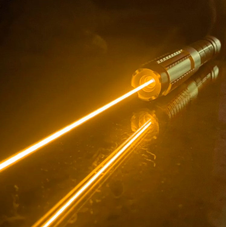 591nm Golden Yellow Laser Pointer Pen SOS Wicked Lasers Upgraded