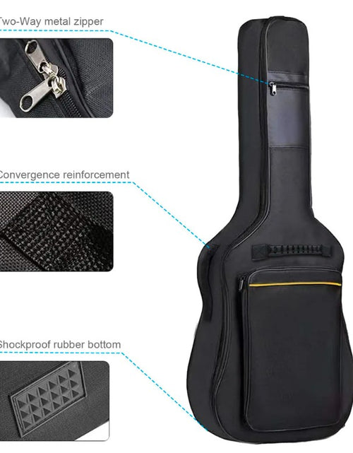 Load image into Gallery viewer, Heavy Duty Thicken Soft Padded 40&quot;/41&quot; Classical / Acoustic Guitar Case Gig Bag
