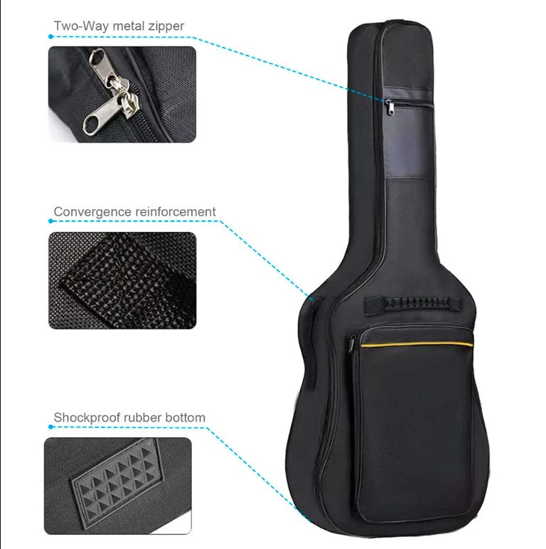 Heavy Duty Thicken Soft Padded 40"/41" Classical / Acoustic Guitar Case Gig Bag