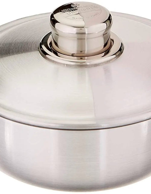Load image into Gallery viewer, Aluminum Caldero Sauce Pot With Lid 2.0 Quart , Silver

