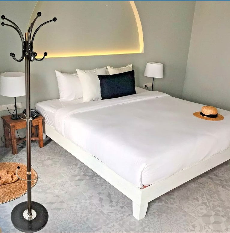 Heavy Duty Metal Coat Rack With Umbrella Stand,14 Hooks