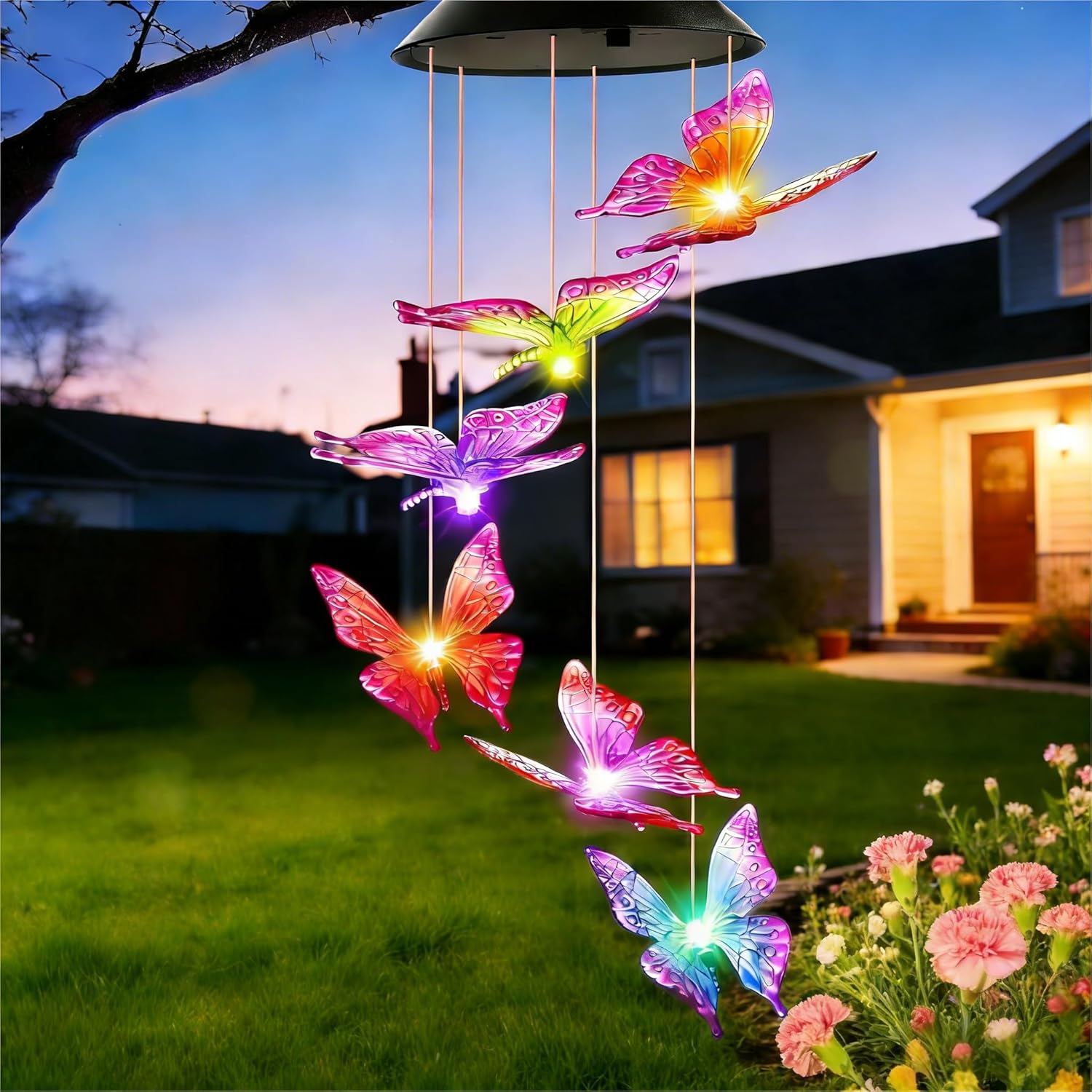 Mother’s Day Gift Basket for Women – 6 pieces Spa Set ( FREE Garden Wind Chime )