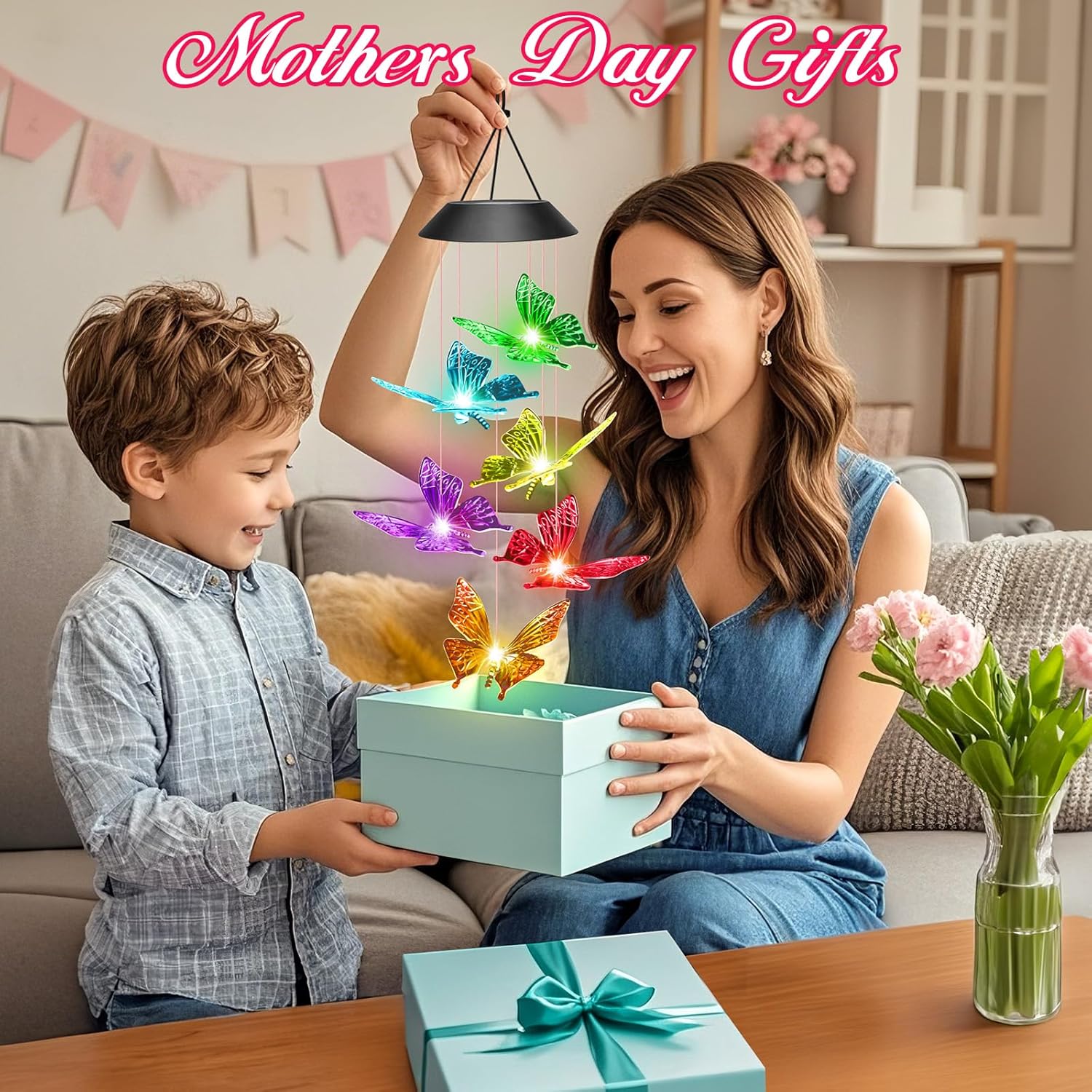 Mother’s Day Gift Basket for Women – 6 pieces Spa Set ( FREE Garden Wind Chime )