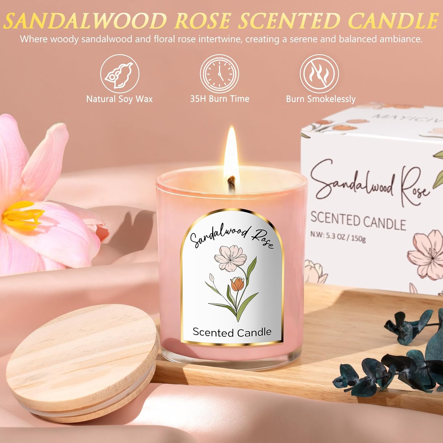Spa Gift Basket for Women – Self Care, Birthday & Thinking of You Gift (FREE Engraved Acrylic Block Puzzles )