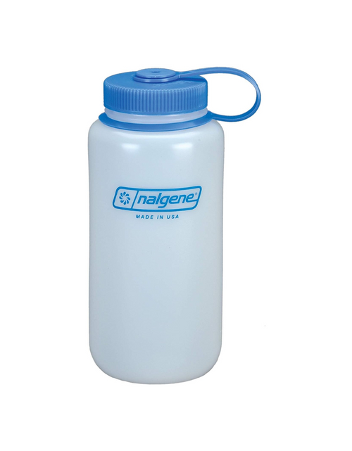 Load image into Gallery viewer, Outdoor HDPE Wide Mouth BPA-Free Water Bottle, Plastic, 32 oz ,Blue
