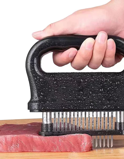 Load image into Gallery viewer, Meat Tenderizer with 48 Stainless Steel Ultra Sharp Needle Blades BBQ Tool
