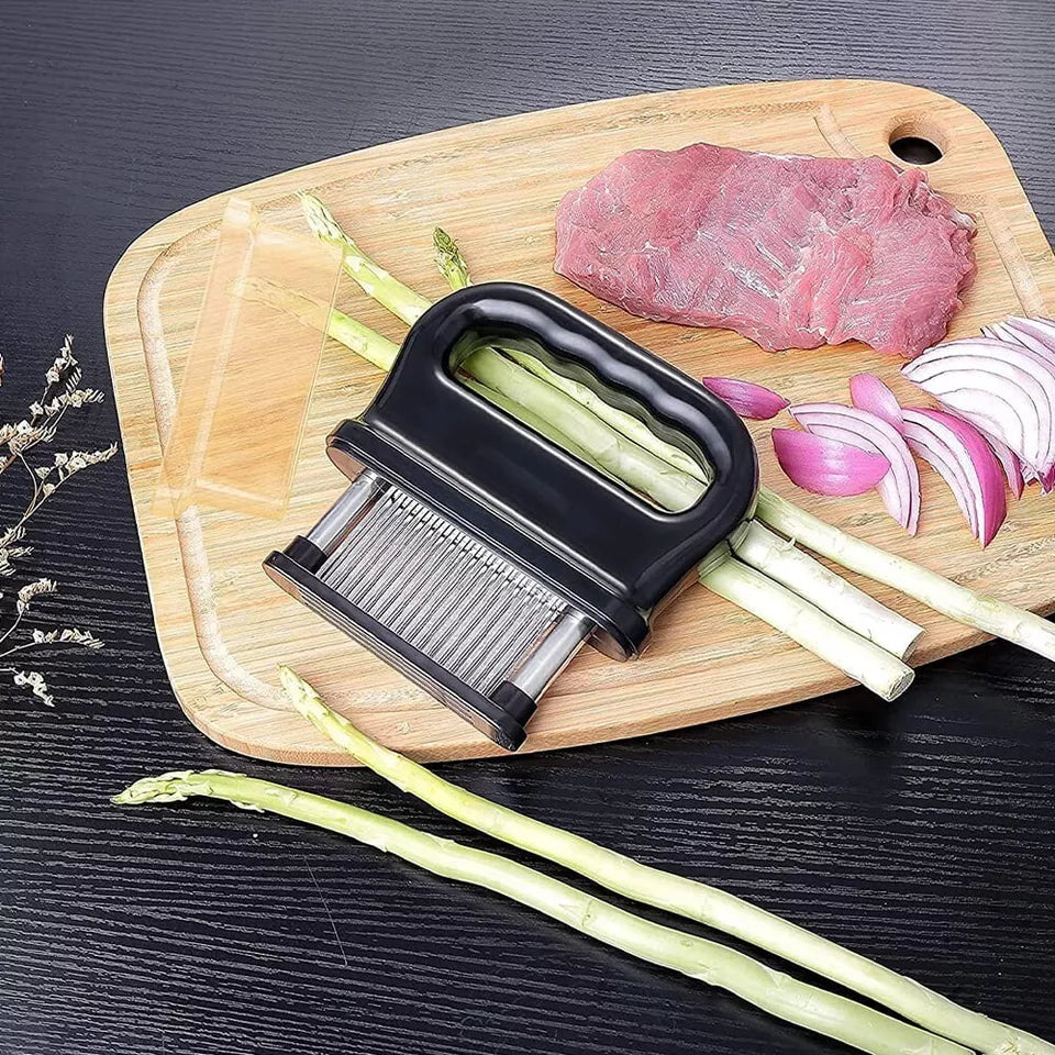 Meat Tenderizer with 48 Stainless Steel Ultra Sharp Needle Blades BBQ Tool